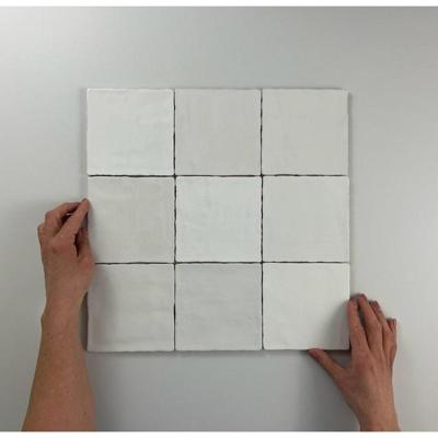 Moos White glans handvorm 13x13 Moos White glans handvorm 13x13