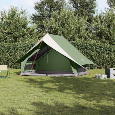 Tenten met dak Groen 256 x 266 x 185 cm Polyester