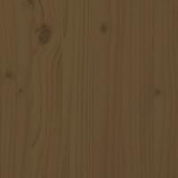 Hoofdbord 81x4x104 cm massief grenenhout honingbruin - thumbnail