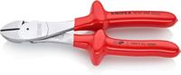 Knipex kracht-zijsnijtang verchroomd dompelisolatie, vde-getest 200 mm - 7407200 - thumbnail