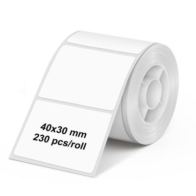 Olympia 6322 Etiketten (rol) 40 x 30 mm Thermisch papier Transparant 1 stuk(s) Universele etiketten