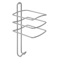 Metaltex Onda Haardrogerhouder 10x10x25 cm Zilver - thumbnail