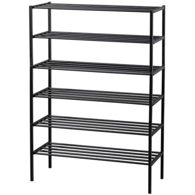 WOOOD Schoenenrek 'Ferro' Stapel van 3 stuks, kleur Zwart WOOOD Schoenenrek 'Ferro' Stapel van 3 stuks, kleur Zwart
