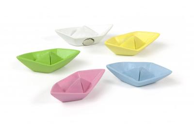 Trendform Magnetisch Papieren Boot - set van 5 verschillende