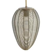 Light & Living Hanglamp 'Yaelle' 3-Lamps, kleur Antiek Brons/Mat Zwart - thumbnail