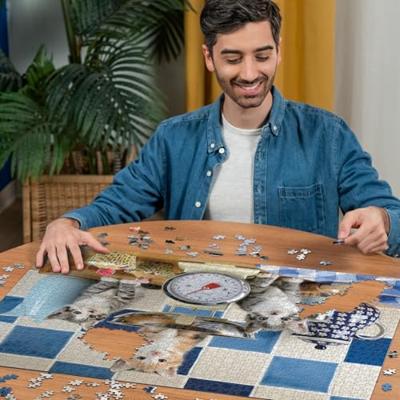 Ravensburger - Puzzel voor volwassenen - Puzzel van 1500 stukjes - Kittens in de keuken - Vanaf 14 jaar - Puzzel van premium kwaliteit - 12001708