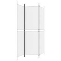 Kamerscherm met 3 panelen 150x180 cm stof wit - thumbnail