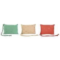 Kussen Home ESPRIT Groen Beige Koraal 30 x 10 x 20 cm (3 Stuks) - thumbnail