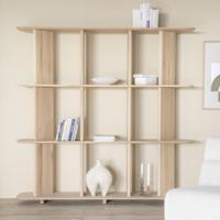 Eleonora Wandkast 'Ty' Eiken, 180 x 180cm, kleur Naturel - thumbnail