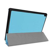 3-Vouw sleepcover hoes - Lenovo Tab E10 - Lichtblauw - thumbnail