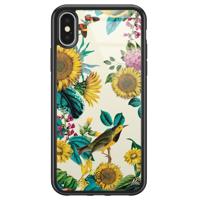 iPhone X/XS glazen hardcase - Sunflowers - thumbnail