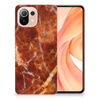 Xiaomi Mi 11 Lite | 11 Lite 5G NE | TPU | Siliconen hoesje | Marmer Bruin