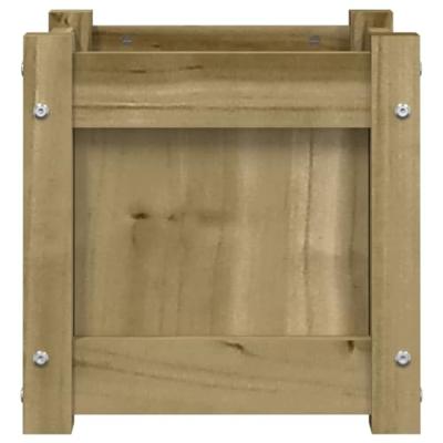 VidaXL Plantenbakken 2 st cm geïmpregneerd hout