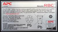 Batterij voor UPS SAI APC RBC55 - thumbnail