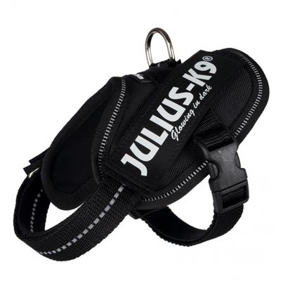 Julius K9 idc power-harnas / tuig voor labels zwart - thumbnail