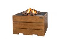 Happy Cocooning | Terrashaard Vierkant | Teakhout Antraciet - thumbnail