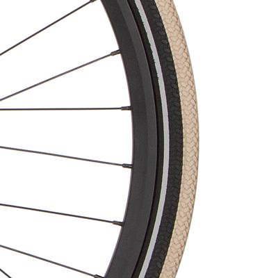 Cortina buitenband canberra 28 x 1.75 khaki/zwart refl