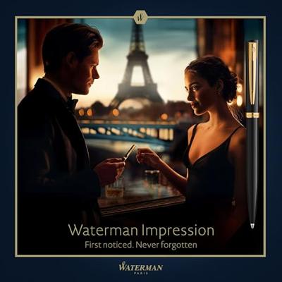 Balpen waterman allure impression gt m zwart Balpen waterman allure impression gt m zwart