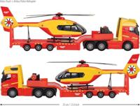 Camion con Elicottero della Polizia Majorette GS 35 cm - MAJORETTE - Bianco - Giocattolo - Misto - 3 anni - thumbnail