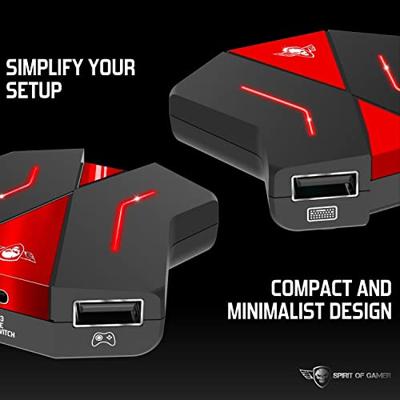 Hub USB Spirit of Gamer Crossgame2 Blauw