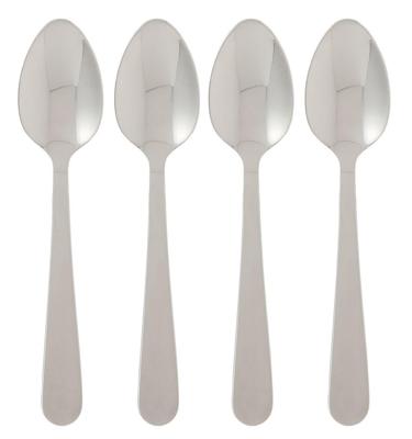 HEMA Koffielepels 12cm Sydney - 4 stuks (zilver)