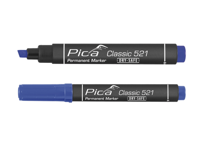 Pica 521/41 Permanent Marker | 2-6mm | Beitel | Blauw | 10 stuks - PI52141 - thumbnail