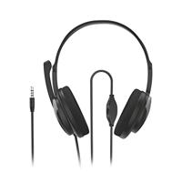 Hama On Ear headset Zwart, Zilver - thumbnail