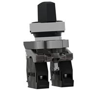 Schneider Electric XB4BD33 Harmony XB4BD33 Keuzetoets Draaischakelaar Zwart 3 x +/- 45 ° Draai-ontgrendeling 1 stuk(s) - thumbnail