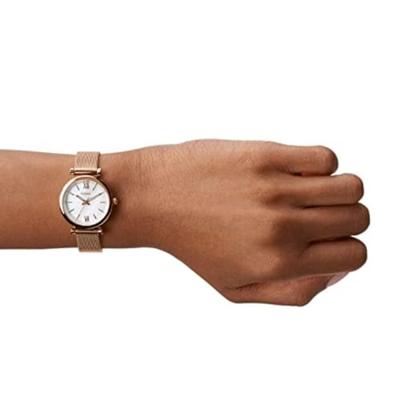 Fossil ES4433 Horloge Carlie staal rosekleurig 28 mm - thumbnail