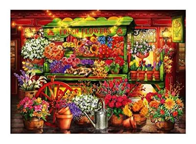 Flower Market Stall Puzzel 1000 stukjes Flower Market Stall Puzzel 1000 stukjes