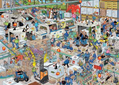 Jumbo Jan van Haasteren puzzel De Nederlandse spellenfabriek - 1000 stukjes