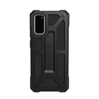 UAG Rugged Case for Samsung Galaxy S20 (6.2-inch screen) - Monarch Black - Achterzijde behuizing voor mobiele telefoon - robuust - polycarbonaat, eersteklas nerfleder, legeringmetaal - zwart - 6.2 - thumbnail