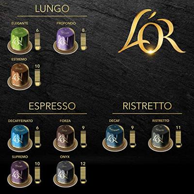 Koffiecups l'or espresso lungo elegante 20st | 10 stuks Koffiecups l'or espresso lungo elegante 20st | 10 stuks