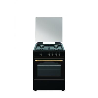 Gasfornuis Vitrokitchen RU6060N NAT 64 L 60 cm Antraciet - thumbnail
