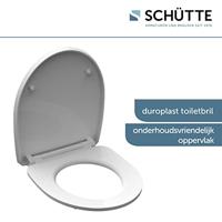 Schutte Duroplast High Gloss WC-bril RAINDROP met soft-close en quick-release
 82583 - thumbnail