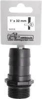Slangpilaar/tule 1x buitenschroefdraad - thumbnail
