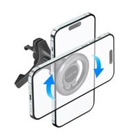 LogiLink AA0167 Telefoonhouder voor in de auto 360° draaibaar, Magneetbevestiging Bevestigingswijze (auto): Ventilatierooster - thumbnail