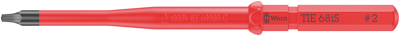 Wera Kraftform Kompakt VDE 68 iS # 2 x 157 mm TIE Elektronica Binnen-vierkant (Robertson) Verwisselbare kling 2 mm Wera Kraftform Kompakt VDE 68 iS # 2 x 157 mm TIE Elektronica Binnen-vierkant (Robertson) Verwisselbare kling 2 mm