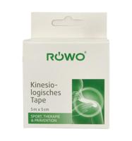 Rowo Kinesiotape zwart 5cmx5m 1 Stuks - thumbnail