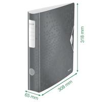 Leitz Ordner DIN A4 Rugbreedte: 65 mm Rood 2 beugels 11070026 - thumbnail