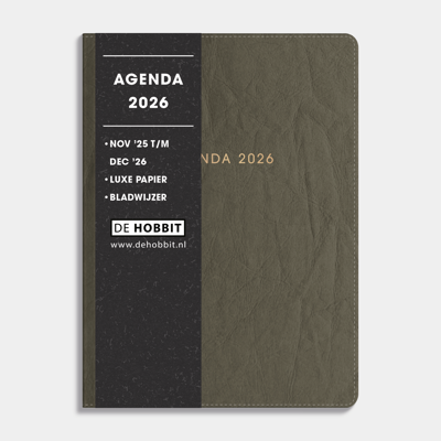 A6 Agenda Flex Pocket 2026 Groen