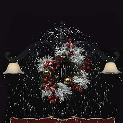Kerstboom sneeuwend met paraplubasis 170 cm PVC blauw