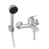 Go by Van Marcke Super eengreepsmengkraan baddouche compleet inclusief handdouche hartafstand 15 cm keramische schijven inclusief rozetten en S-koppelingen 182892 - thumbnail