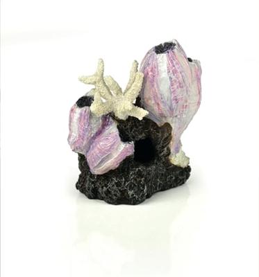 BiOrb ornament eendenmossel roze klein aquarium decoratie
