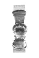 Stretchriem zilver - thumbnail