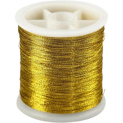 Creativ Company Naaigaren, dikte 0,15 mm, goud, 100 m/ 1 rol