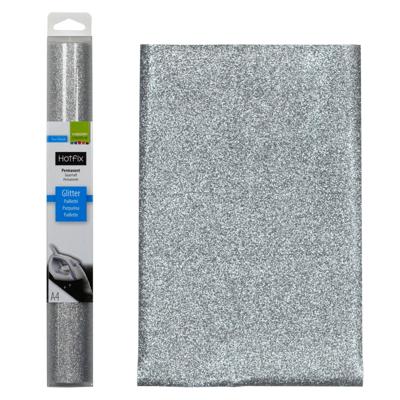 Vaessen Creative • glitter flex a4 silver
