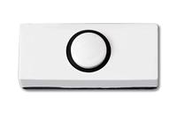 Heidemann 70180 Belknop 1-voudig Wit 24 V/1 A - thumbnail