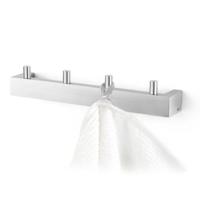 Zack Linea Kapstokje 5.5X27.5X8cm Mat Gesatineerd RVS 40389 - thumbnail