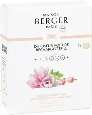 Maison Berger Paris navulling autoparfum underneath the magnolias 2 stuks